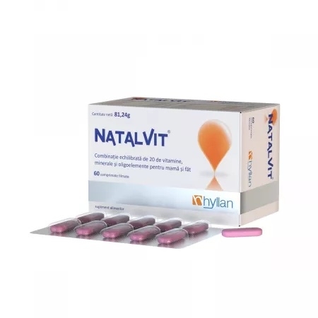 Natalvit, 60 comprimate, Hyllan Natalvit, 60 comprimate, Hyllan