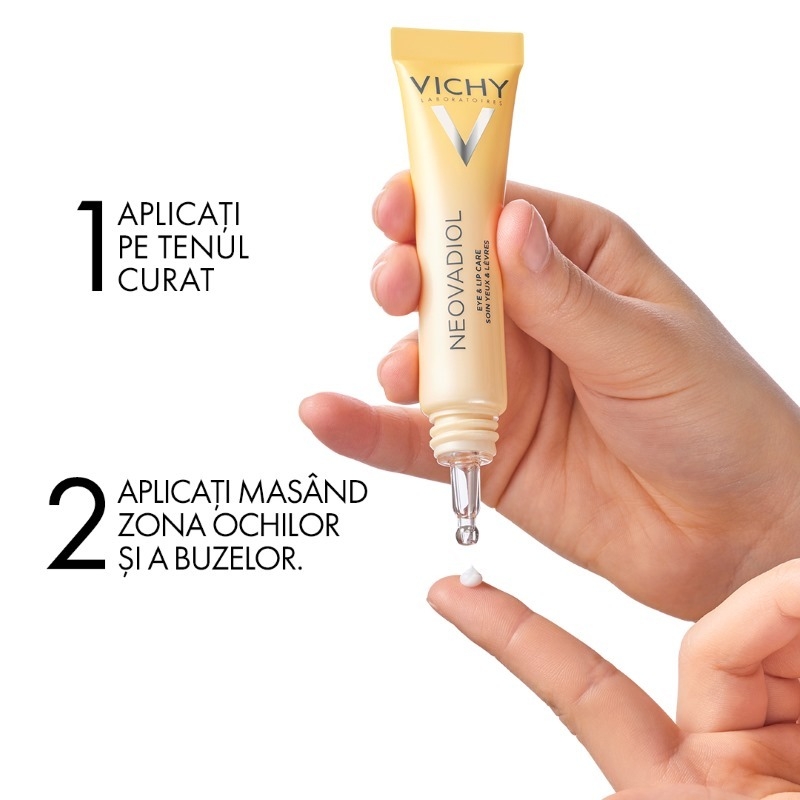 Neovadiol Crema multi-corectoare pentru conturul ochilor si buzelor, 15ml, Vichy