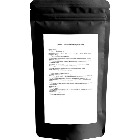 Spirulina + Chlorella tablete ecologice, 125 g, Niavis