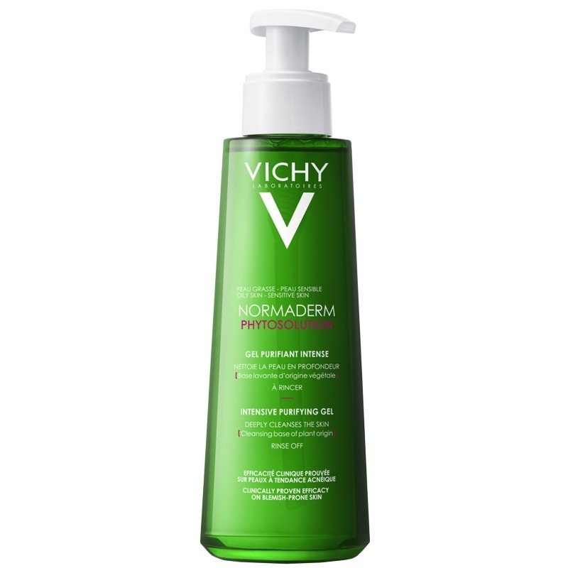 Normaderm Phytosolution gel de curatare purifiant pentru ten gras, 200ml, Vichy