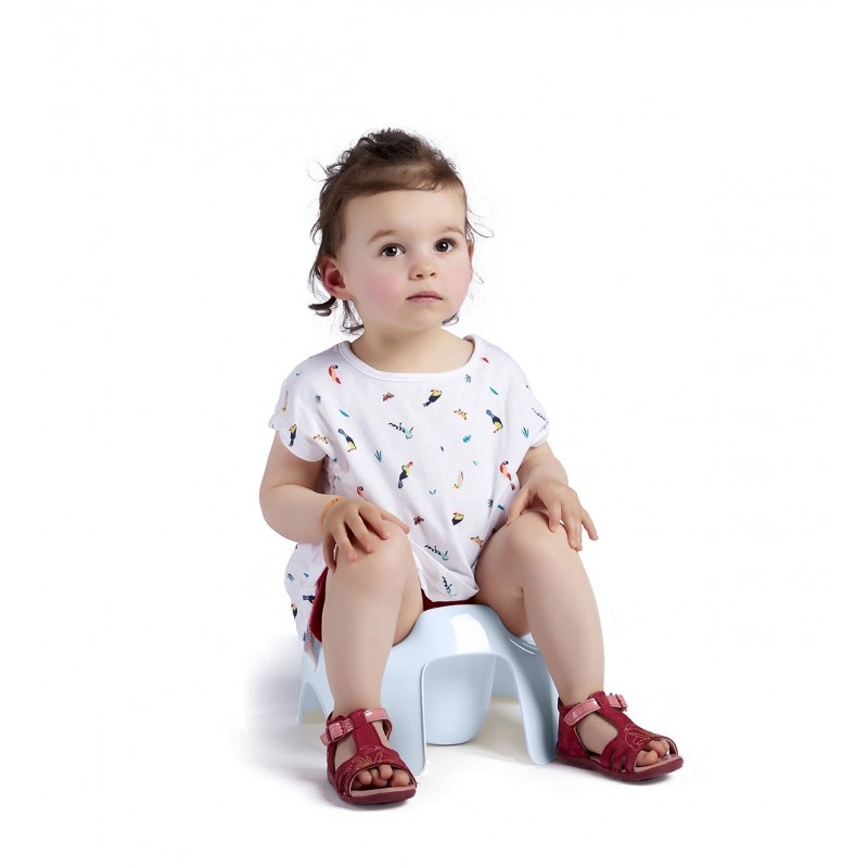 Olita anatomica cu spatar Thermobaby BABY BLUE