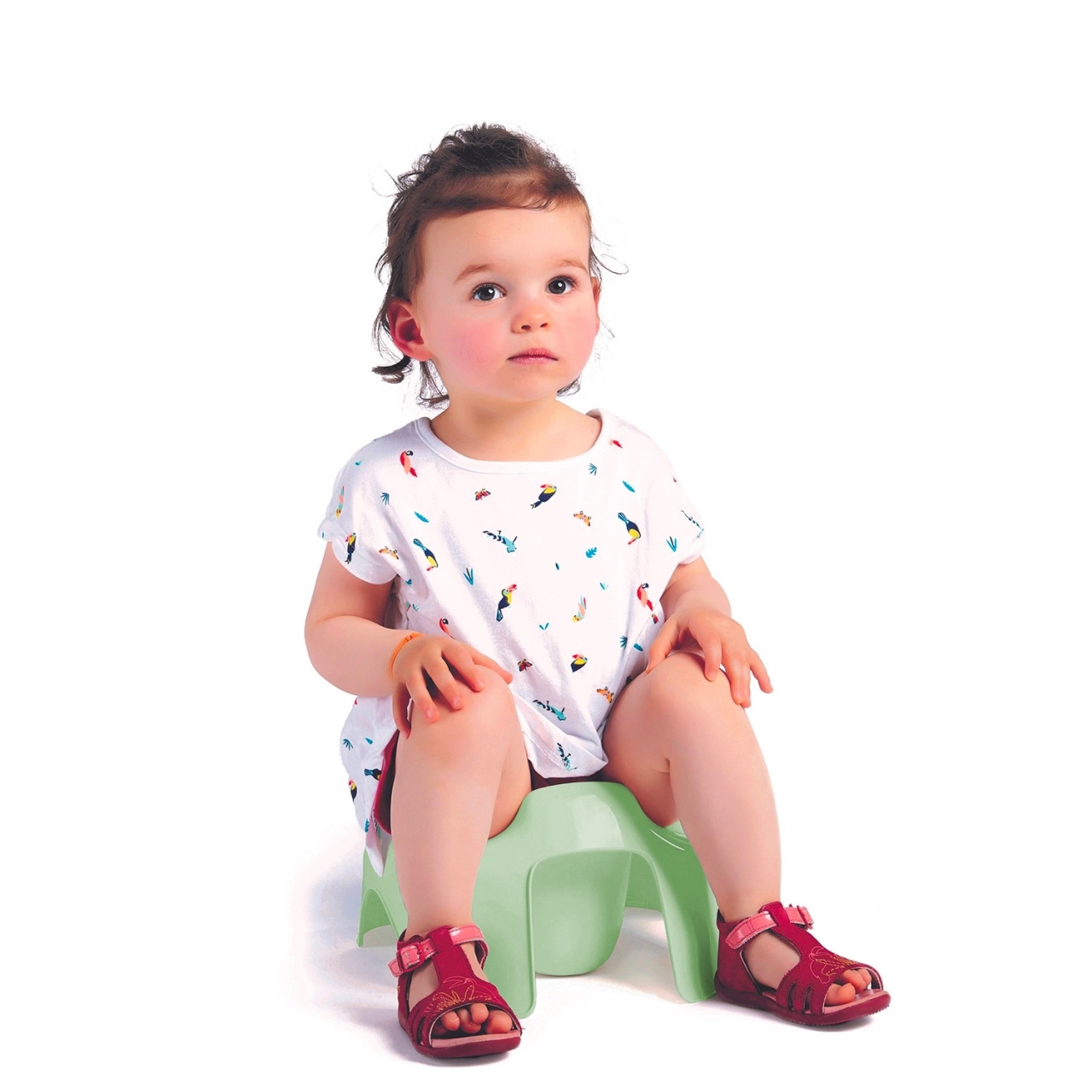 Olita anatomica cu spatar Thermobaby Celadon green