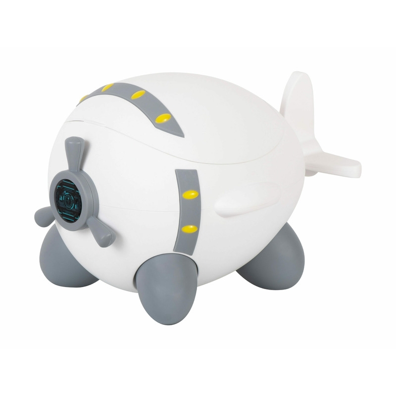 Olita copii, In forma de avion, Potty Plane, FreeON, 32 cm x 28 cm x 41 cm, White/Grey
