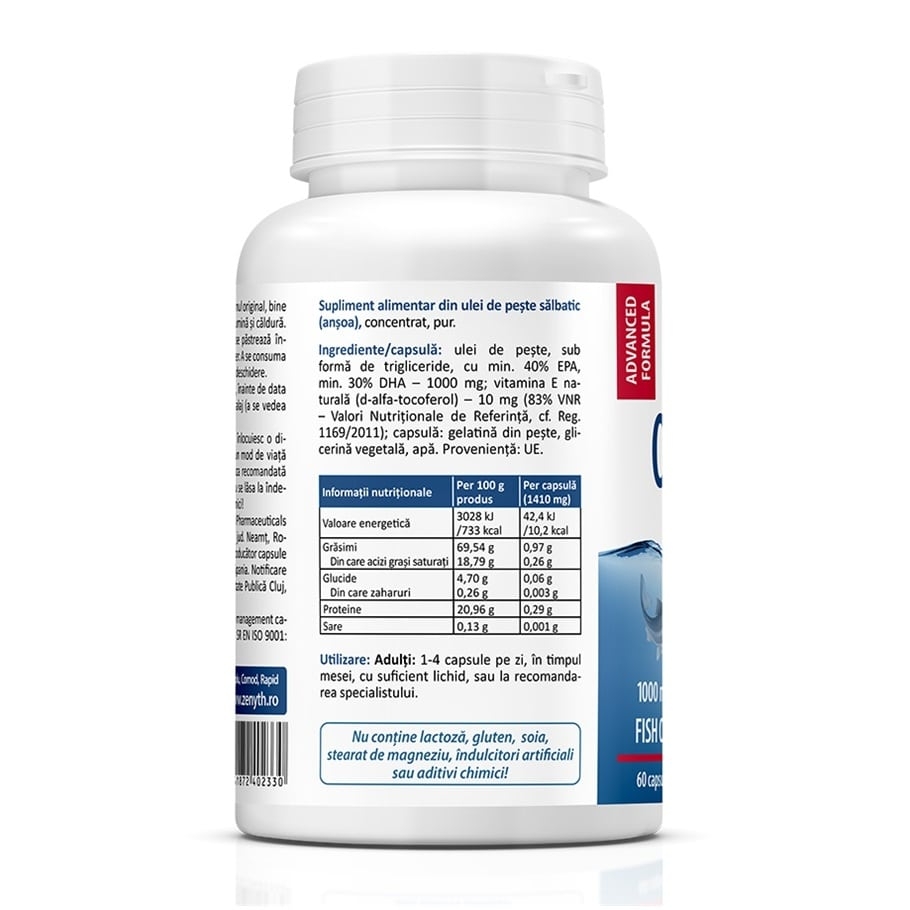 Omega 3 Marin, 60 capsule, Zenyth