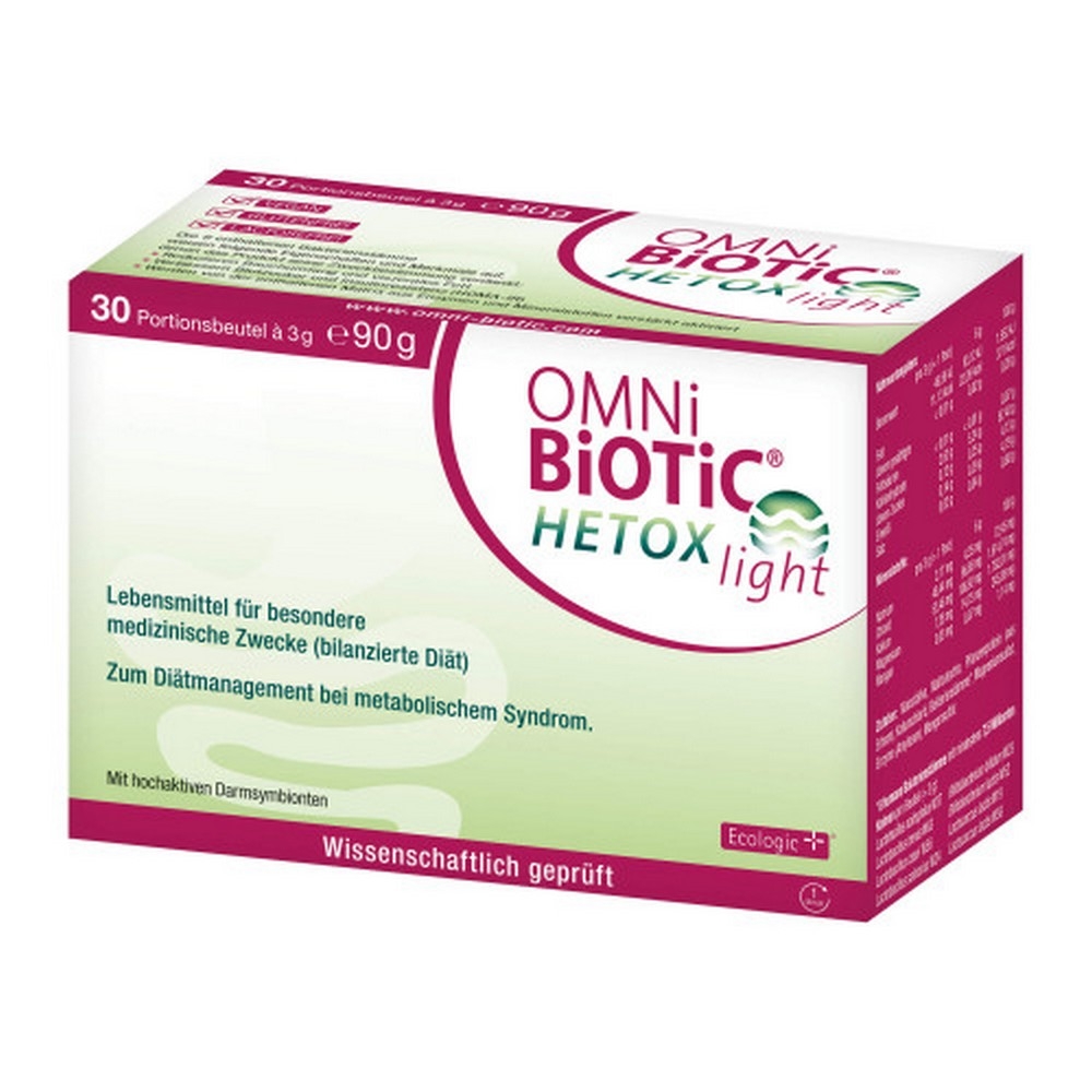Omnibiotic Hetox Light, 30 plicuri, Institut Allergosan