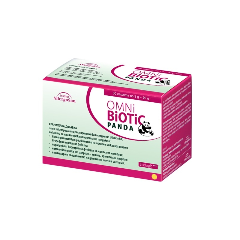 Omni Biotic Panda, 30 plicuri, Institut Allergosan