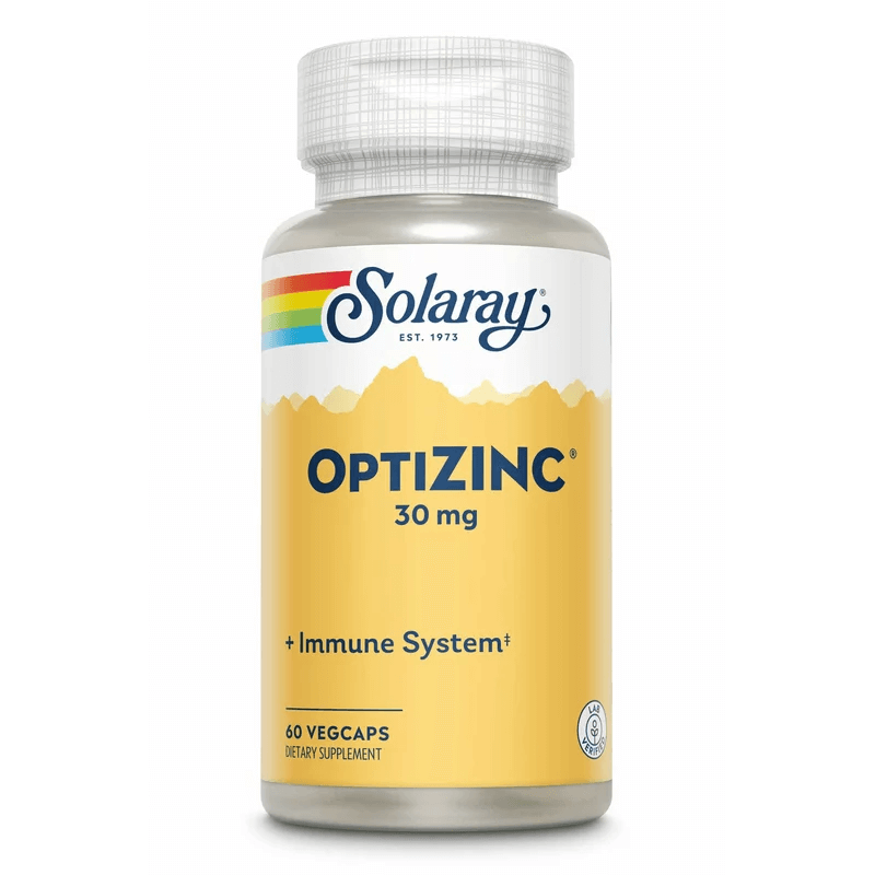 OptiZinc 30 mg Solaray, 60 capsule, Secom