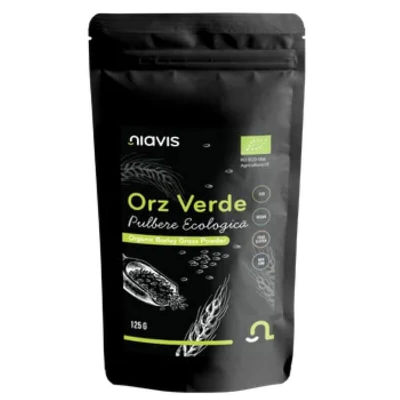 Orz verde pulbere ecologica, 125 g, Niavis
