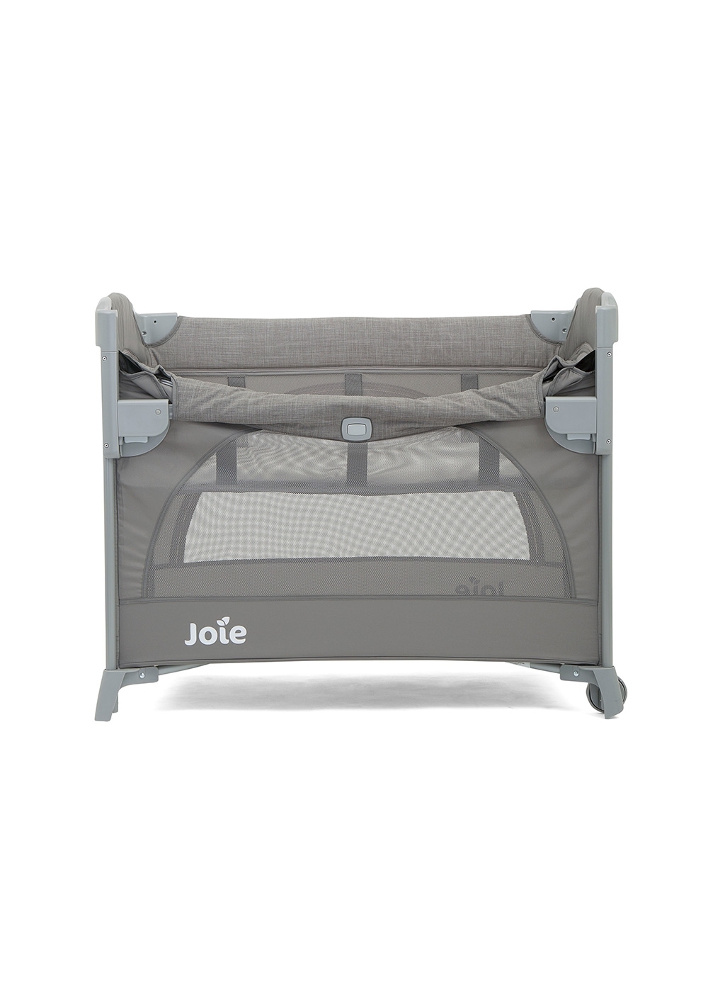 Patut pliant pentru cosleeping Kubbie Foggy Gray, Joie