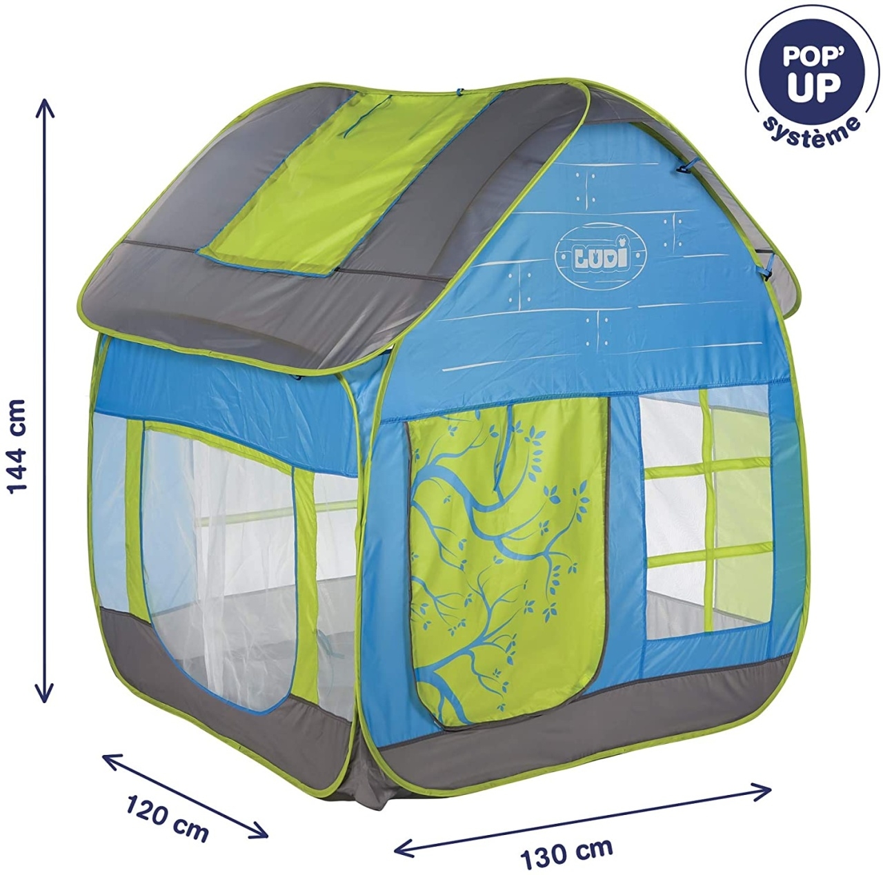 Pachet Cort de joaca COTTAGE si covoras din spuma PLAY