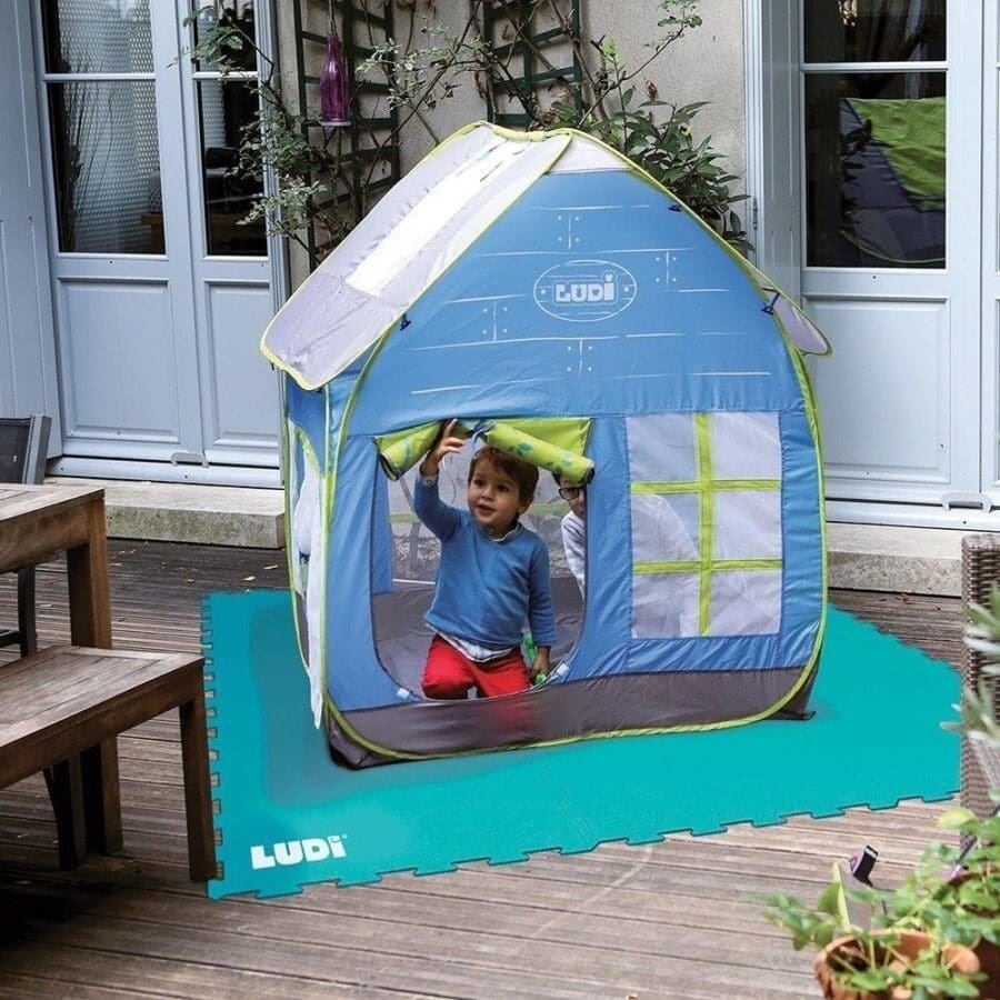 Pachet Cort de joaca COTTAGE si covoras din spuma PLAY
