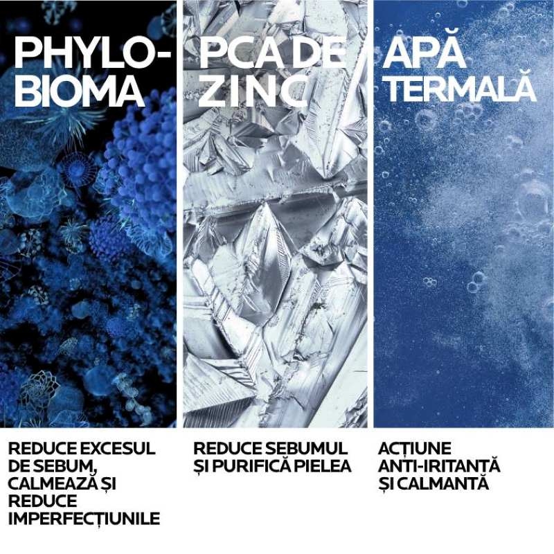 Pachet Effaclar+M Gel spumant purifiant, 400ml + Rezerva de incarcare 400 ml,  La Roche-Posay