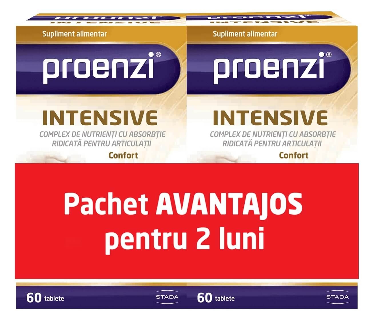 Pachet Proenzi Artrostop Intensive, 60 + 60 tablete, Walmark