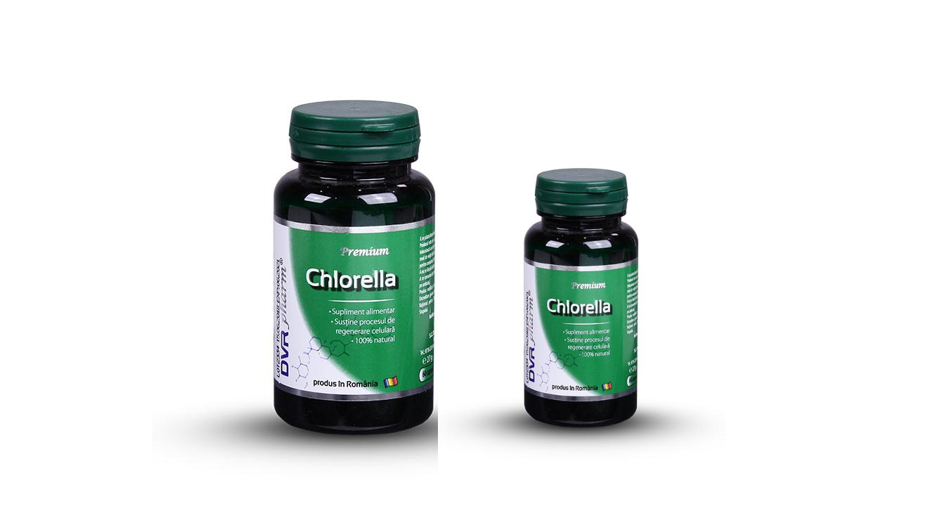 DVR Pharm - Chlorella pachet 60caps + 30caps