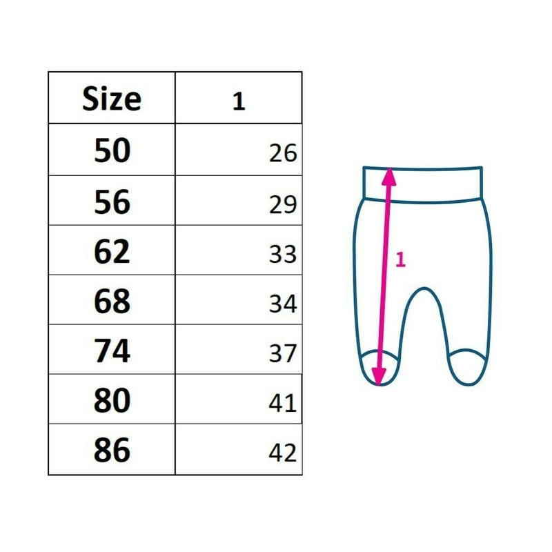 Pantalonasi cu botosei, Marime 68, Din bumbac 100%, New Baby, Fairy