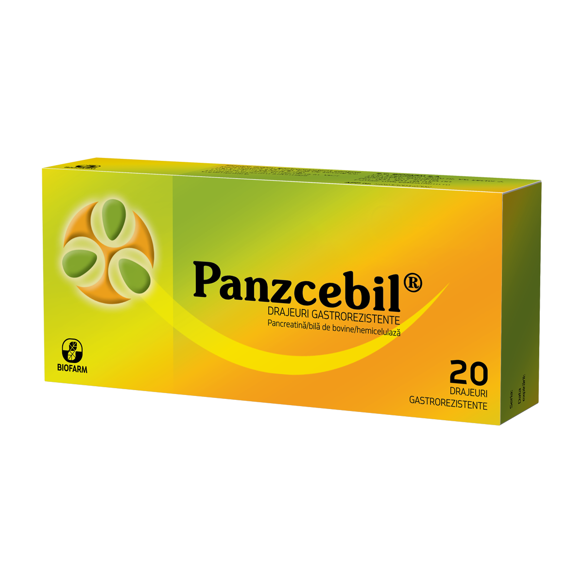 Panzcebil® drajeuri gastrorezistente x 20 drajeuri gastrorezistente