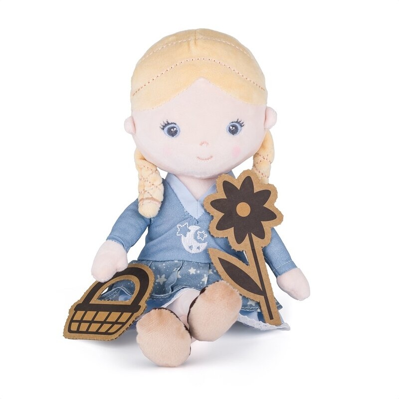Papusa, Petite&Mars, Elise, Din plus, 35 cm, 0 luni+, Multicolor