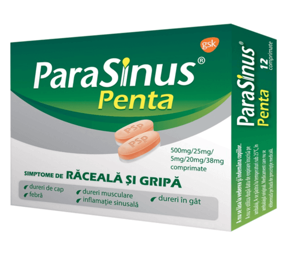 Parasinus Penta, 12 comprimate, GSK