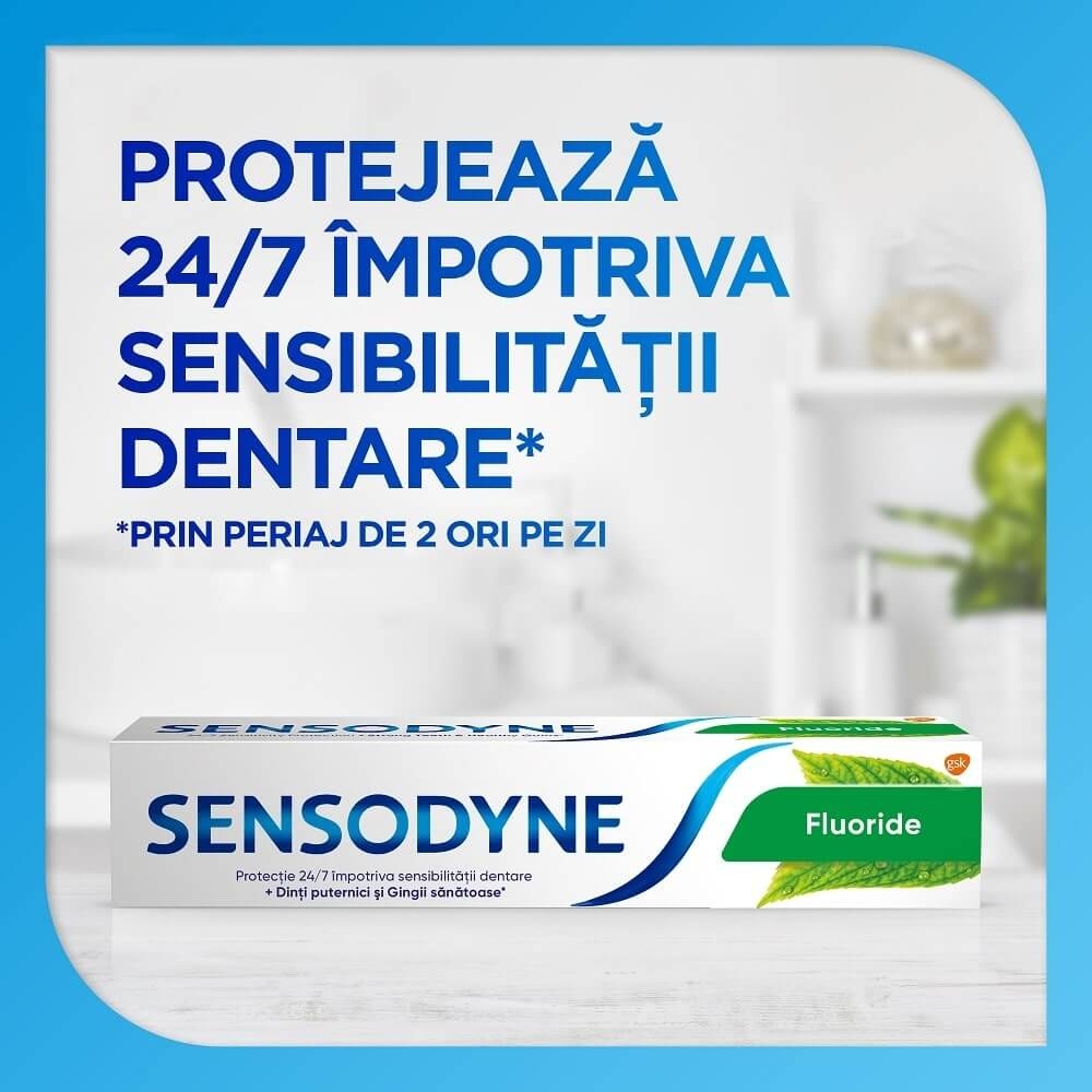 Pasta de dinti Fluoride, 100 ml, Sensodyne