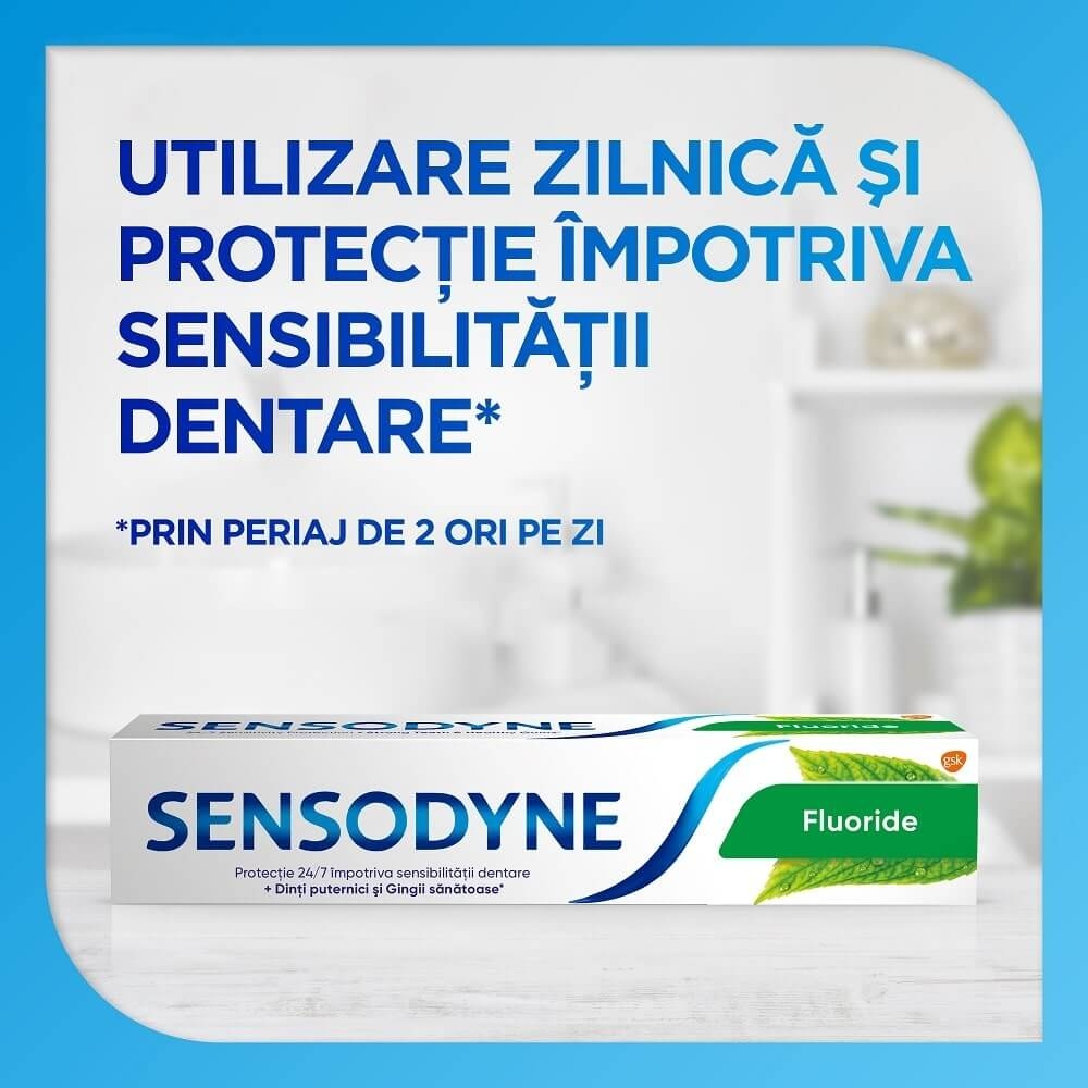 Pasta de dinti Fluoride, 100 ml, Sensodyne