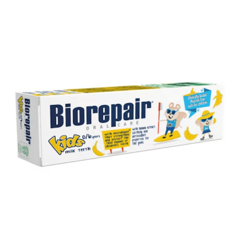 Pasta de dinti Kids cu aroma de banane 0-6 ani, 50 ml, Biorepair