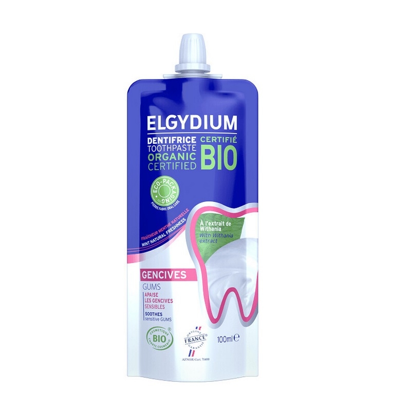 Pasta de dinti pentru gingii sensibile Bio, 100 ml, Elgydium