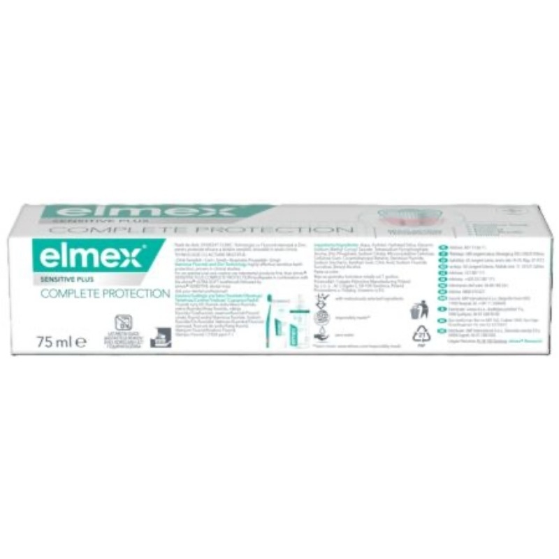 Pasta de dinti Sensitive Plus Complete Protection, 75 ml, Elmex