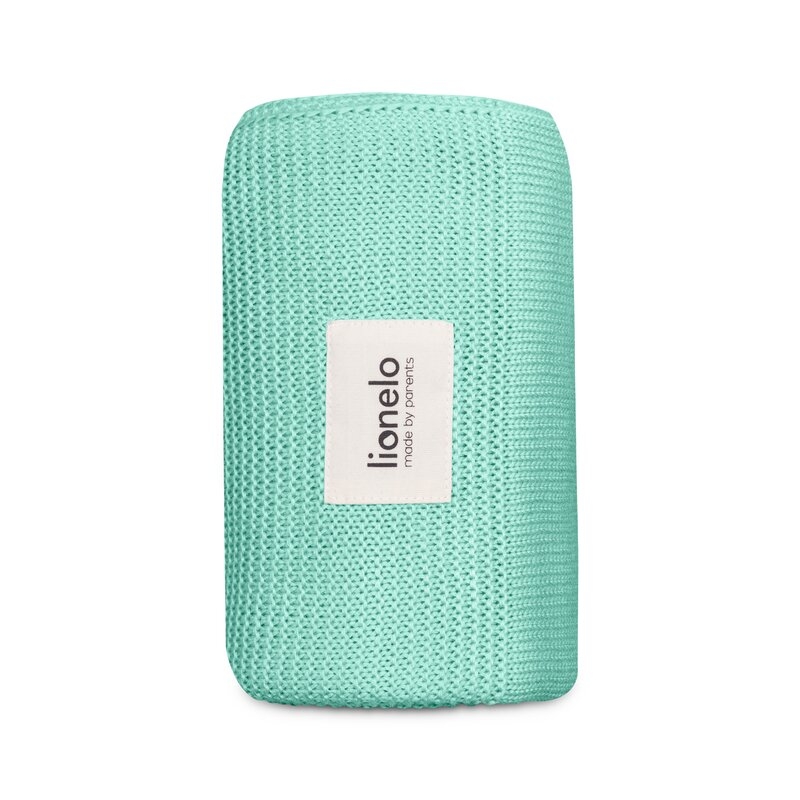 Paturica multifunctionala, Lionelo, Din bambus, Cu proprietati de termoreglare, Antibacteriana, Antifungica, Antialergice, Lavabila la masina de spalat, 100x75 cm, Verde