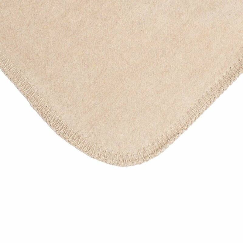 Paturica moale bebe, New Baby, 75x100 cm, Bumbac, 0 luni+, Beige