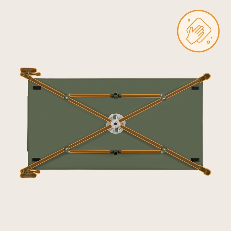 Patut pliant, Lionelo, Jasmin Easy Fold, Pana la 15 kg, Usor de pliat, Cu doua nivele, Cu saltea ergonomica T25, Cu intrare laterala cu fermoar, 2 roti cu frana, 120 x 60 cm, Conform cu EN 716, 0-36 luni, Verde
