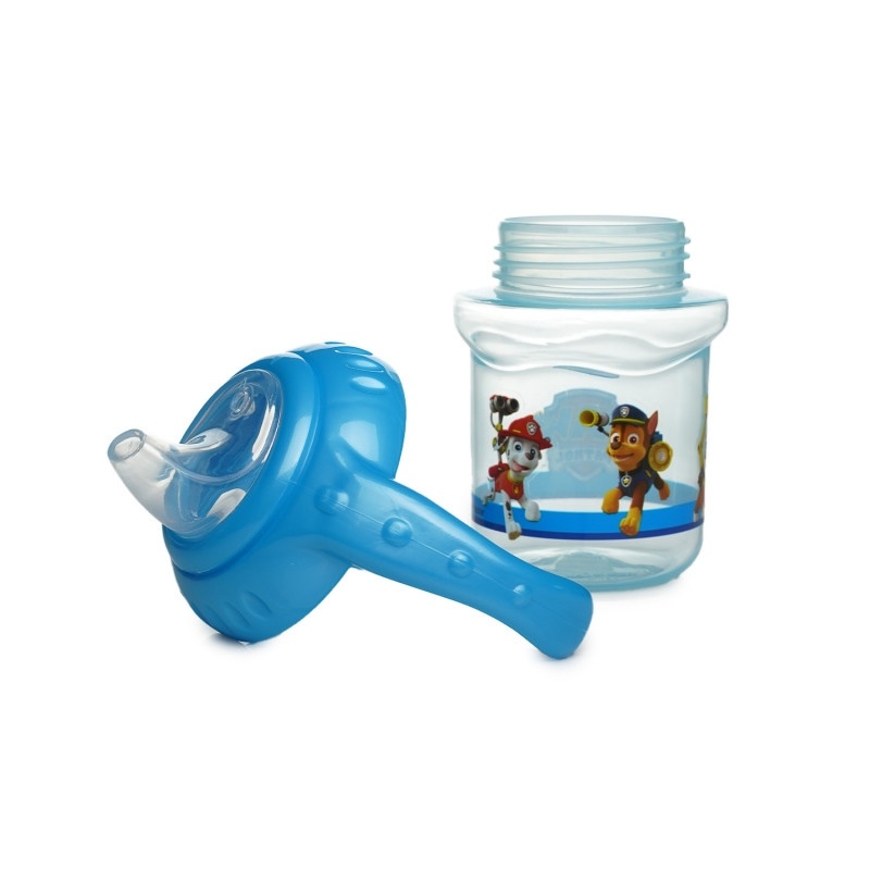 PAW PATROL CANA CU CAPAC SI MANERE 250 ML - CIOC DIN SILICON