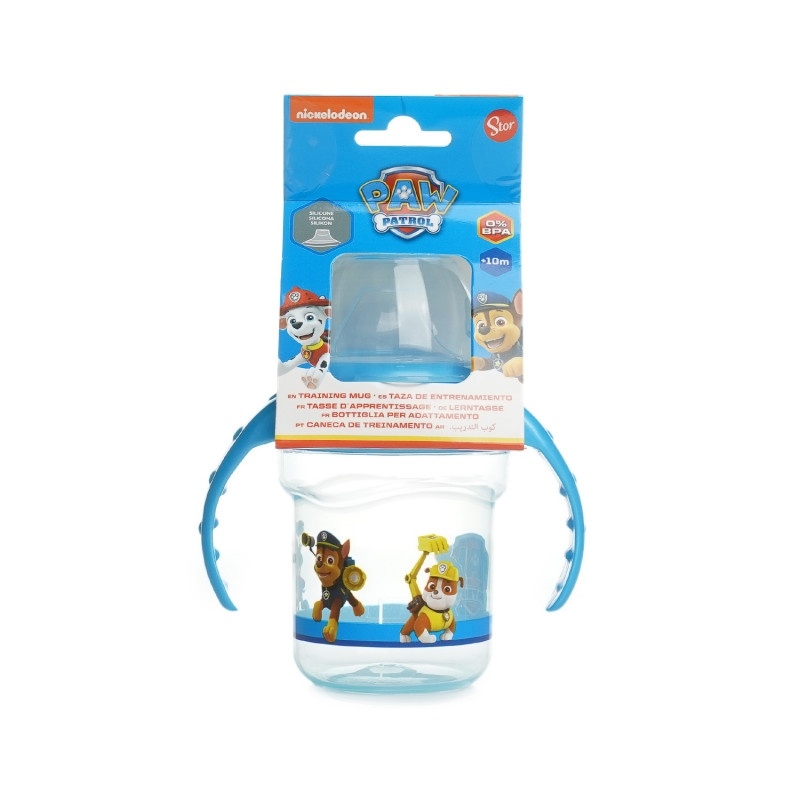 PAW PATROL CANA CU CAPAC SI MANERE 250 ML - CIOC DIN SILICON