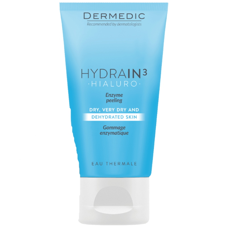 Peeling enzimatic pentru fata Hydrain3 Hialuro, 50 ml, Dermedic