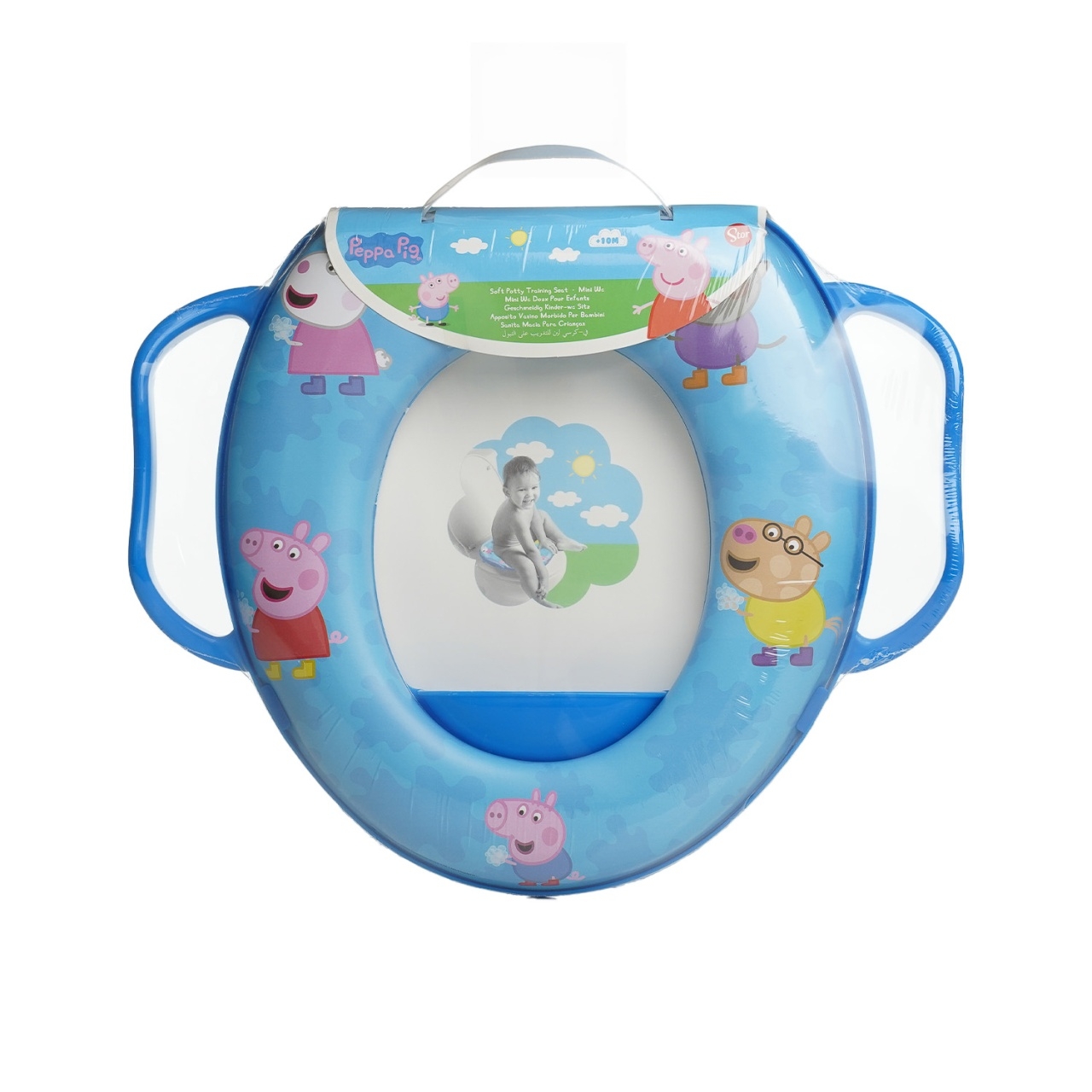 PEPPA PIG COLAC REDUCTOR CONFORTABIL CU MANERE