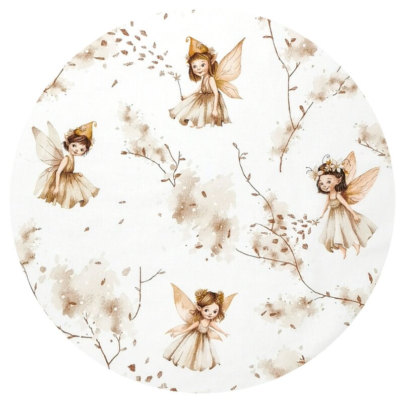 Perna bebelus, MimiNu, Profilata, Cu doua fete, Cu functie anti-soc, Pufoasa, Din catifea si bumbac, 23x26 cm, Materiale certificate Oeko Tex Standard 100, Velvet Fairy