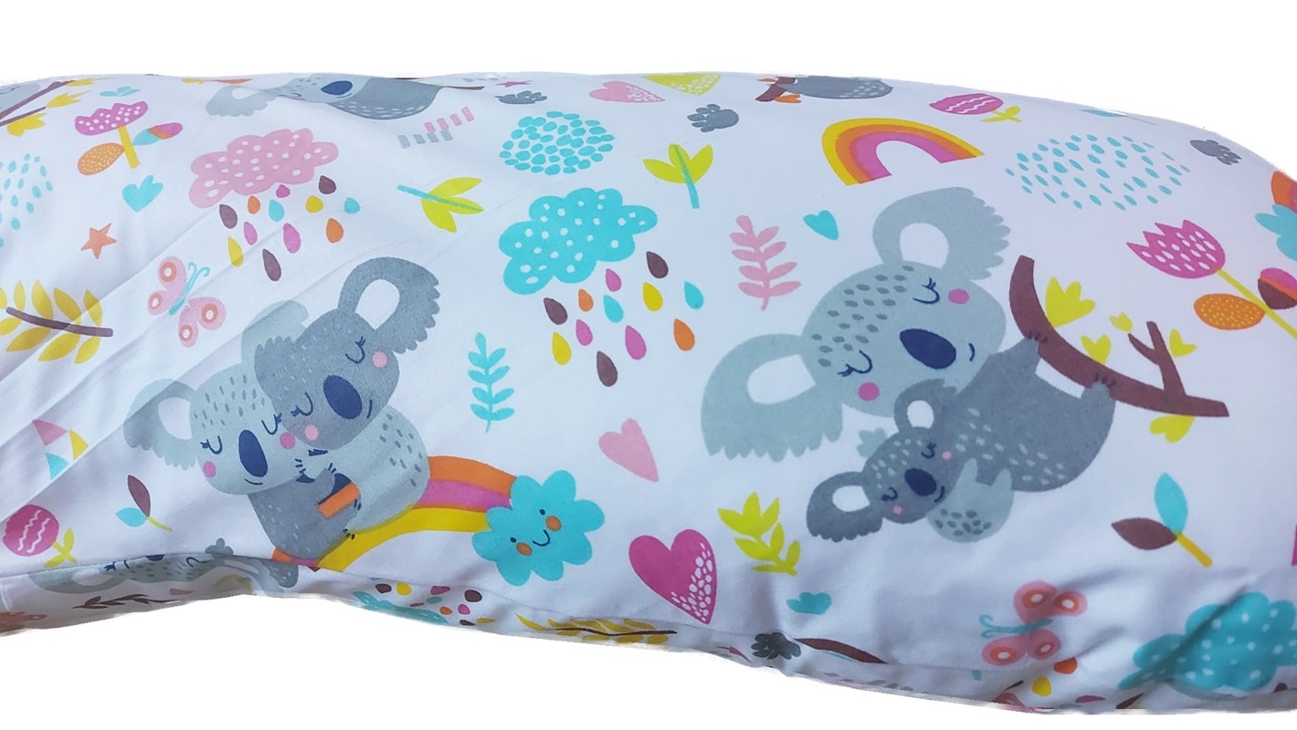 Perna pentru gravida, Fibre din silicon, 180 cm, Appekids - Koala