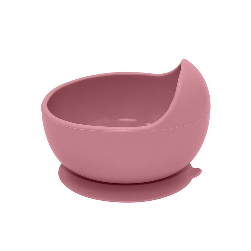 Petite&Mars - Bol din silicon fara BPA, Cu ventuza, TAKE&MATCH, 6 luni+, 350 ml, Roz