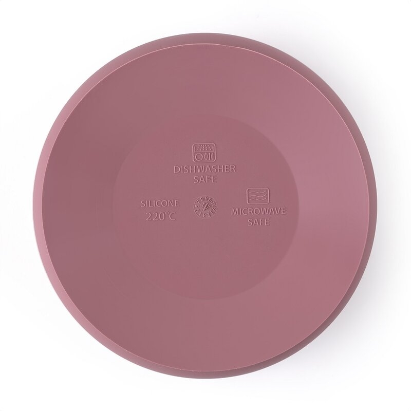 Petite&Mars - Bol Take&Match, Cu ventuza, Silicon, Fara BPA, 450 ml, 6 luni+, Roz