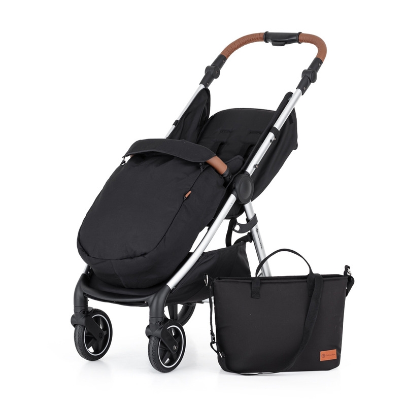 Petite&Mars - Carucior sport, Royal, Include husa pentru scaun, husa pentru picioare, geanta pentru scutece si capotina extensibila, Cu fereastra, Impermeabila, Cu SPF 50, Aluminiu, 0-22 kg, 111 x 57 x 86 cm, Ocean Blue