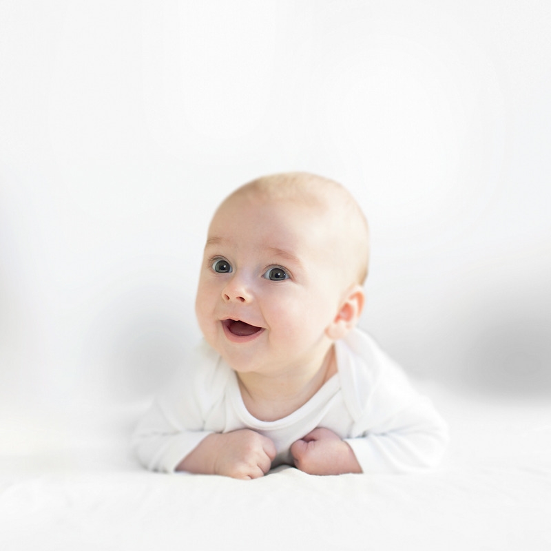 Petite&Mars - Cearceaf elastic impermeabil, Pentru patut co-sleeper, Din bumbac, 84x50 cm, 0 luni+, Alb