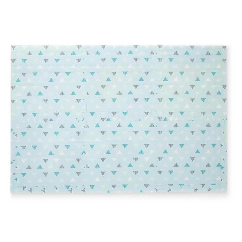 Petite&Mars - Covoras puzzle din spuma, Format din 6 piese reversibile, 116x174x1.5 cm, Multicolor