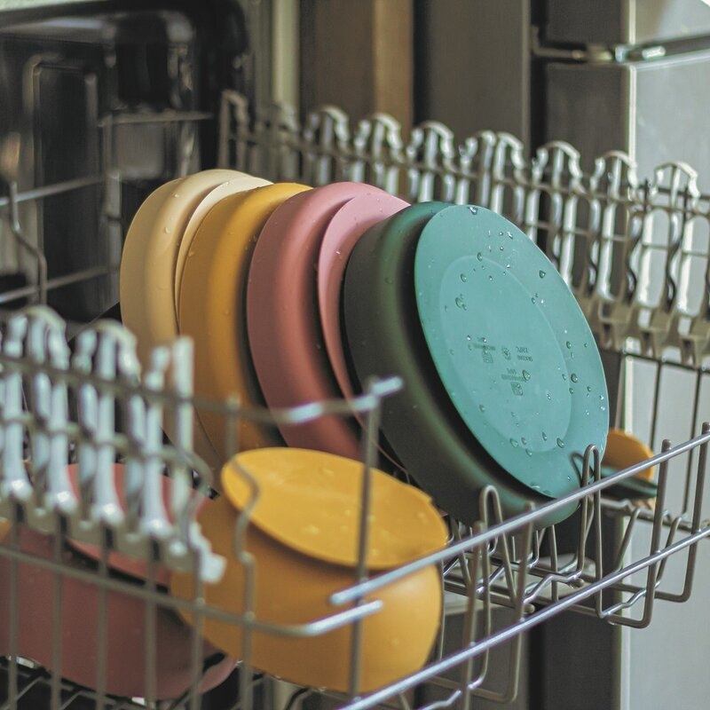 Petite&Mars - Farfurie din silicon fara BPA, Cu ventuza, TAKE&MATCH, 6 luni+, 400 ml, Bej