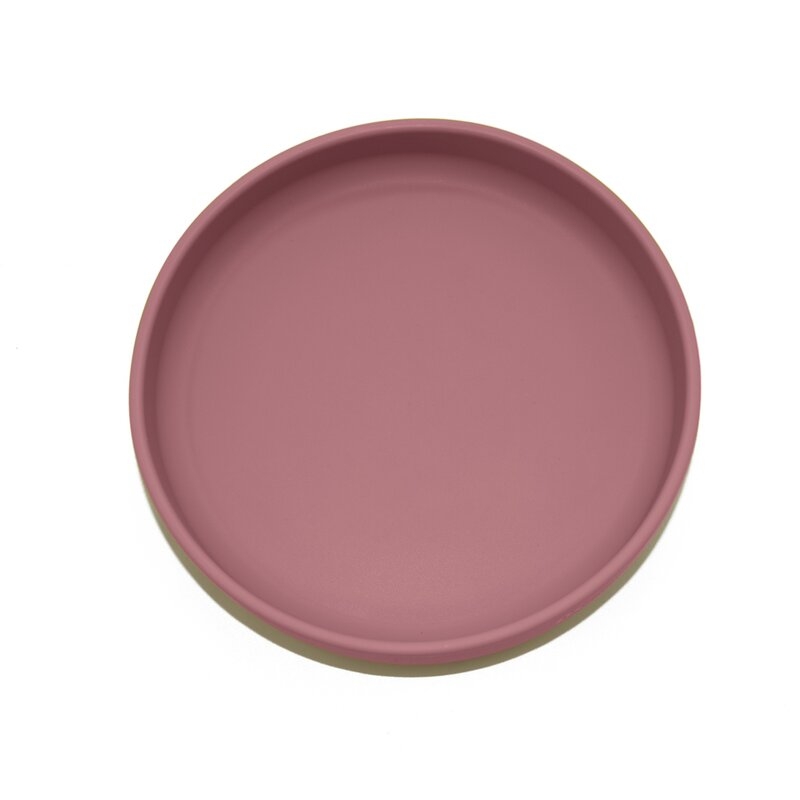 Petite&Mars - Farfurie din silicon fara BPA, Cu ventuza, TAKE&MATCH, 6 luni+, 400 ml, Roz