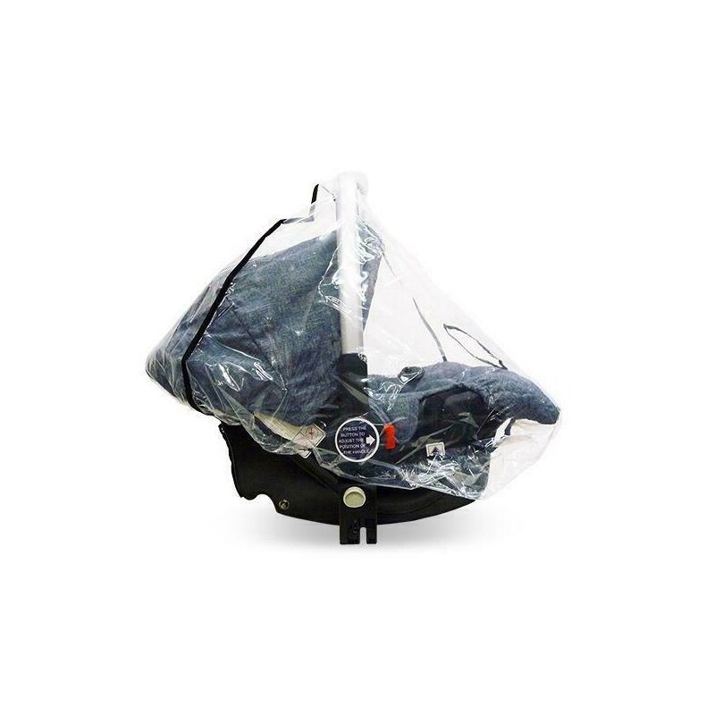 Petite&Mars - Husa de ploaie universala, Pentru scaunele auto 0-13 kg, Din folie moale, Durabila, De 0,1 microni, 50 x 60 x 70 cm