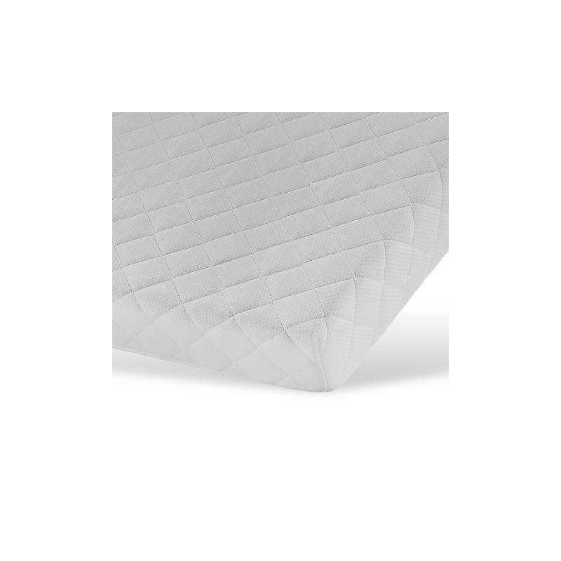 Petite&Mars - Saltea copii Coco Dream, Cocos-Spuma, Cu husa detasabila, 120x60x8 cm, Alb