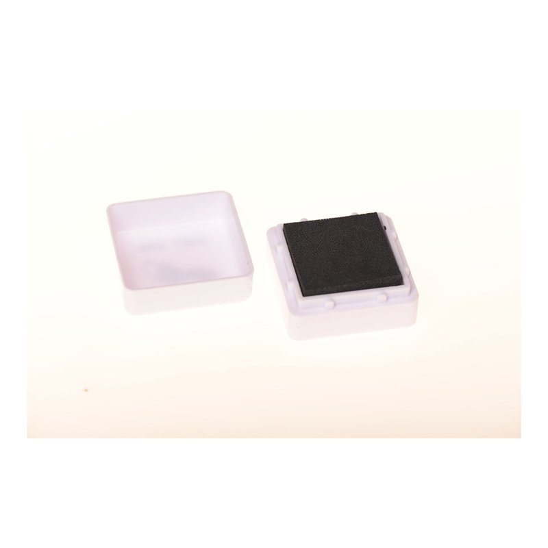 Petite&Mars - Set amprente mulaj cu cerneala pentru 20 de amprente manuta sau piciorus, Non-toxic, Baby Dab, Albastru/Gri