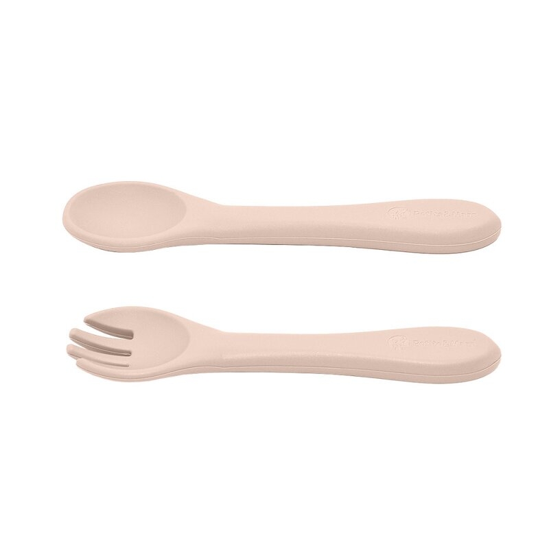 Petite&Mars - Set tacamuri din silicon fara BPA, Take&Match, 6 luni+, Bej