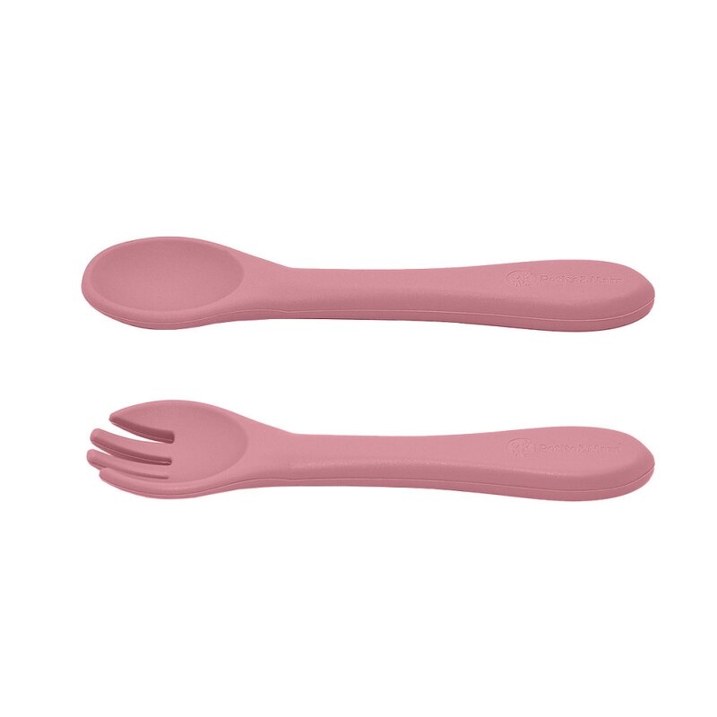 Petite&Mars - Set tacamuri din silicon fara BPA, Take&Match, 6 luni+, Roz