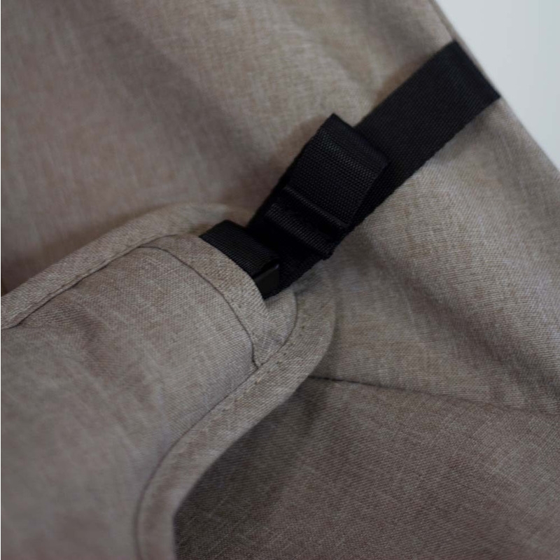 Petite&Mars - Sezlong balansoar, Calmy, Cu centura in 3 puncte, De la nastere pana la 9 kg, Negru