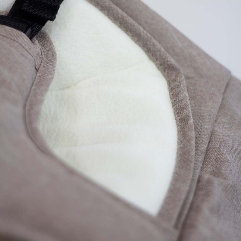 Petite&Mars - Sezlong balansoar, Calmy, Cu centura in 3 puncte, De la nastere pana la 9 kg, Negru